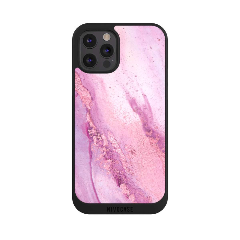 iPhone 12 Pro NIVOpure Encre murale en marbre violet