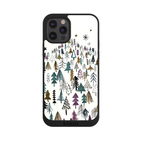 Apple iPhone 12 Pro NIVOpure Bergbäume Wald Lila