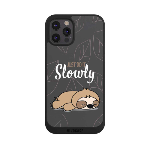 Apple iPhone 12 Pro NIVOpure Just Do It Slowly Sloth Grey