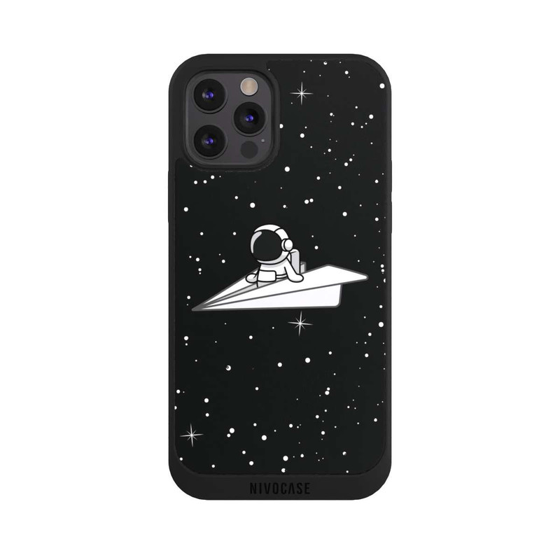 iPhone 12 Pro NIVOpure Astronaut Paper Plane Comic