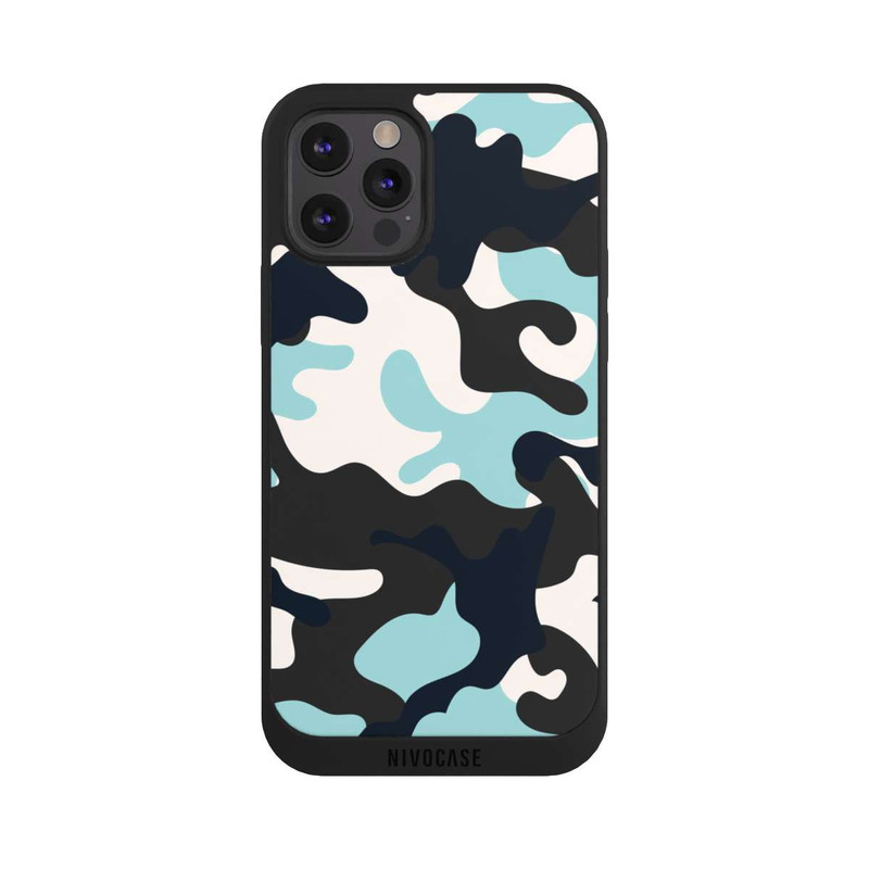 iPhone 12 Pro NIVOpure Blue Camouflage