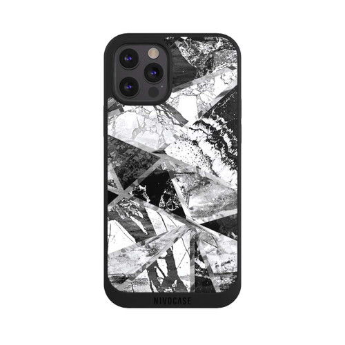 Apple iPhone 12 Pro NIVOpure Monochrome Marble Tiles