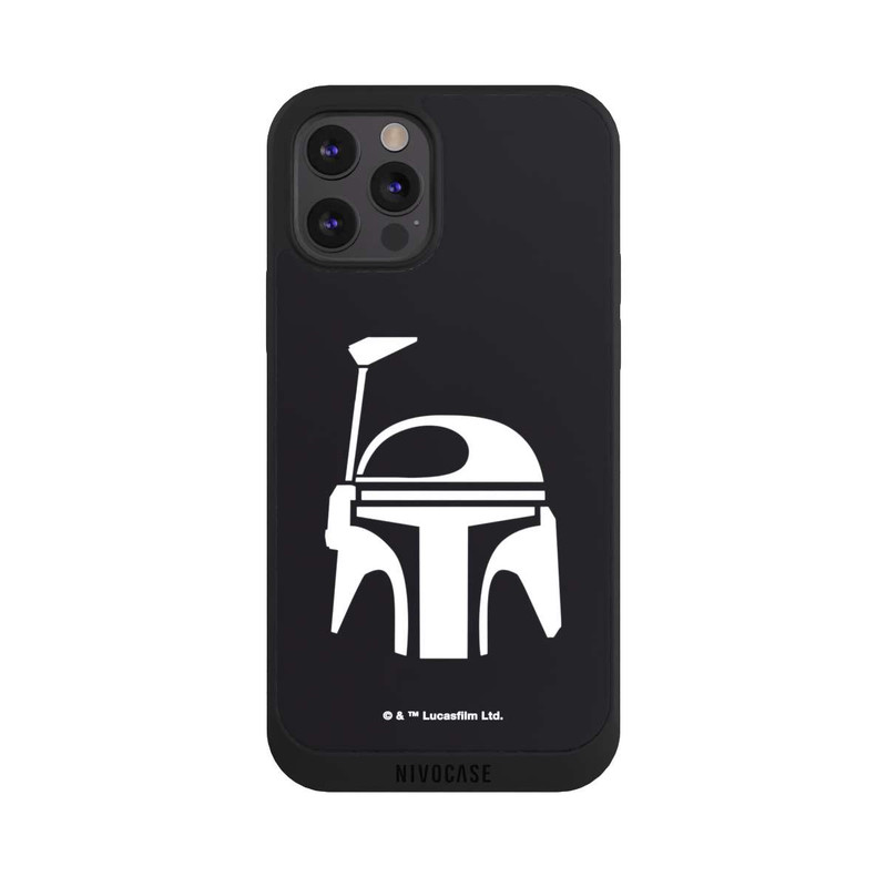 iPhone 12 Pro NIVOpure Casque Boba Fett Noir