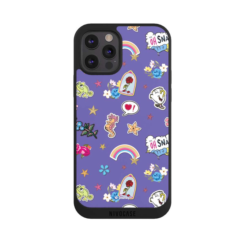 iPhone 12 Pro NIVOpure Princess Pattern Purple Disney Princess