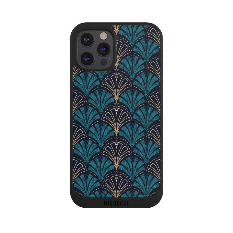 iPhone 12 Pro NIVOpure Éventails Art Déco Or