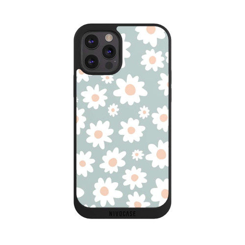 Apple iPhone 12 Pro NIVOpure Gänseblümchen Muster grün