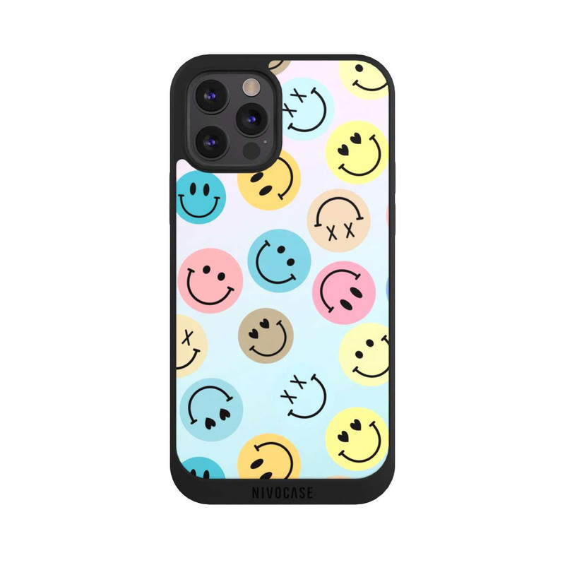 iPhone 12 Pro NIVOpure Smiles Emotes Pattern Colorful