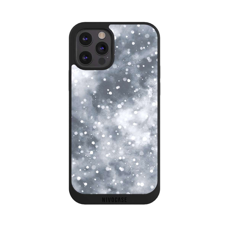 iPhone 12 Pro NIVOpure Abstrakter Winterschneehimmel