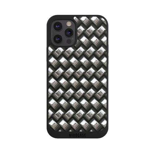Apple iPhone 12 Pro NIVOpure Glamour Silver Metal