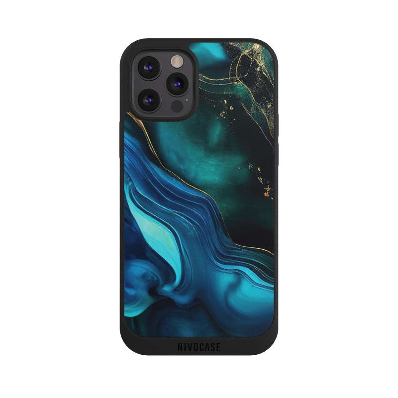 iPhone 12 Pro NIVOpure Blaugoldene Tinte