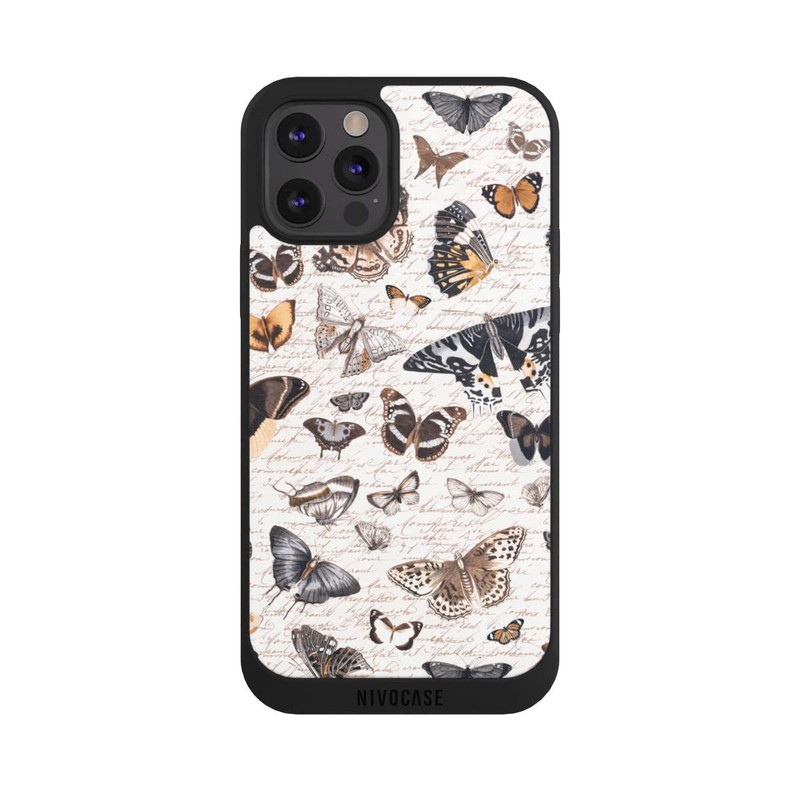 iPhone 12 Pro NIVOpure Motif papillon bohème