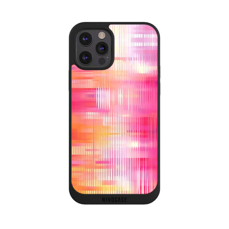 iPhone 12 Pro NIVOpure Glitch Pink Orange
