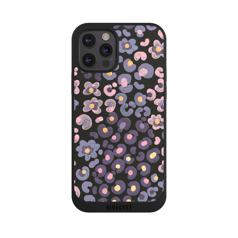iPhone 12 Pro NIVOpure Peau d'animal avec fleurs