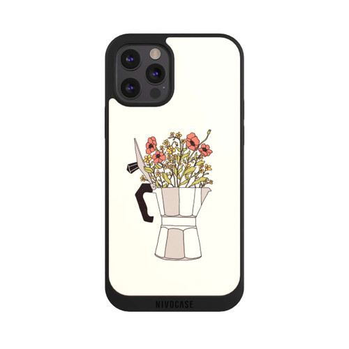 Apple iPhone 12 Pro NIVOpure Fleurs Moka