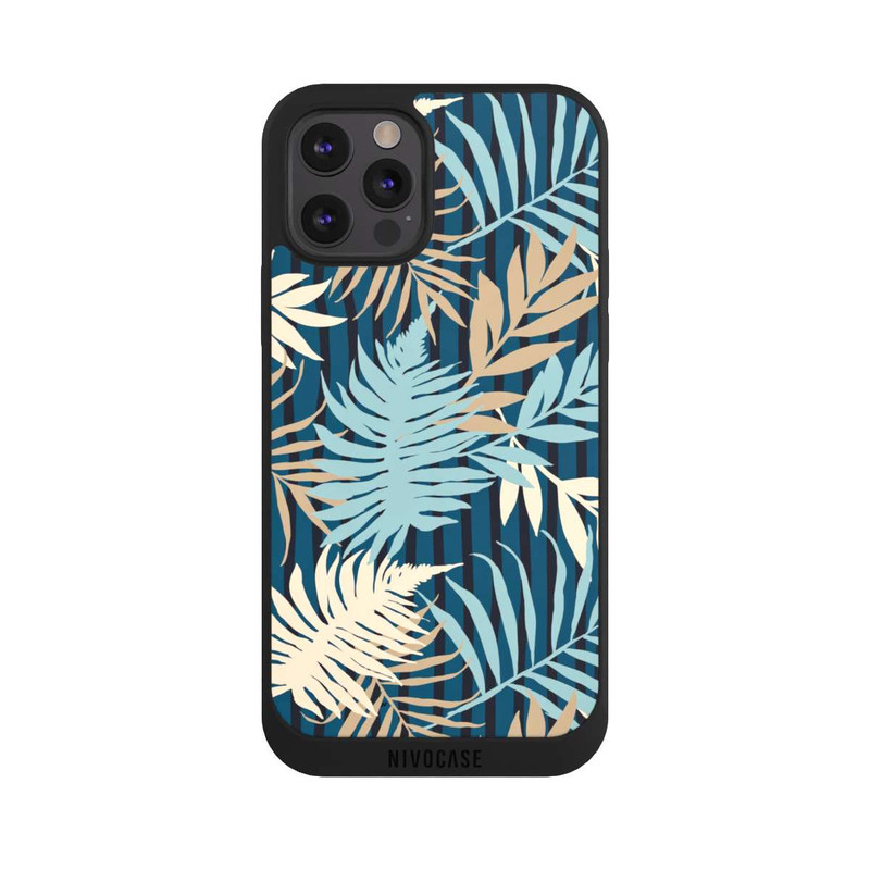 iPhone 12 Pro NIVOpure Palm Garden Beige Pattern