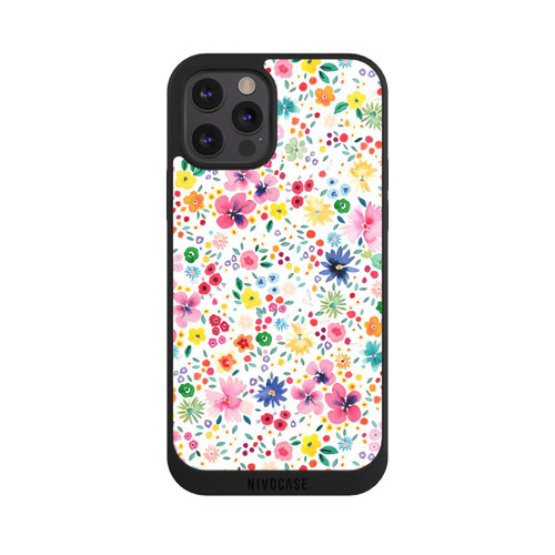 Apple iPhone 12 Pro NIVOpure Millefleurs Pink Spring Garden