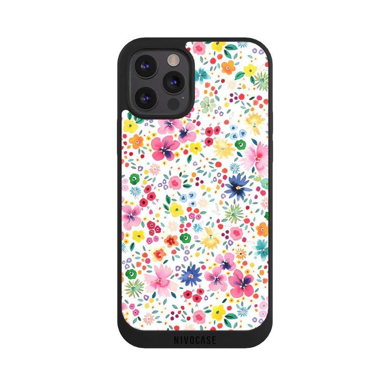 iPhone 12 Pro NIVOpure Millefleurs Pink Spring Garden