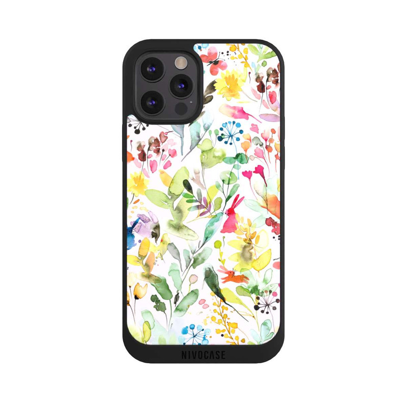 iPhone 12 Pro NIVOpure Wild Flowers Meadow Pink