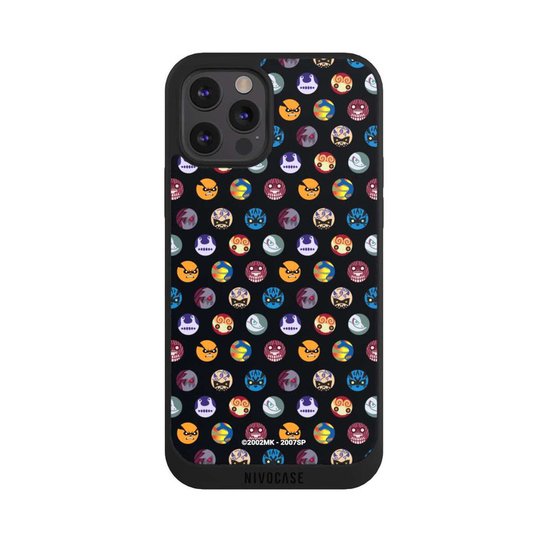 iPhone 12 Pro NIVOpure Bijuu Muster Schwarz