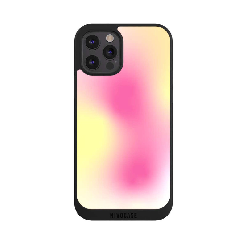 iPhone 12 Pro NIVOpure Aura yellow pink