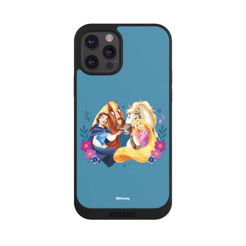 iPhone 12 Pro NIVOpure Disney Princess Belle and Rapunzel with Horses