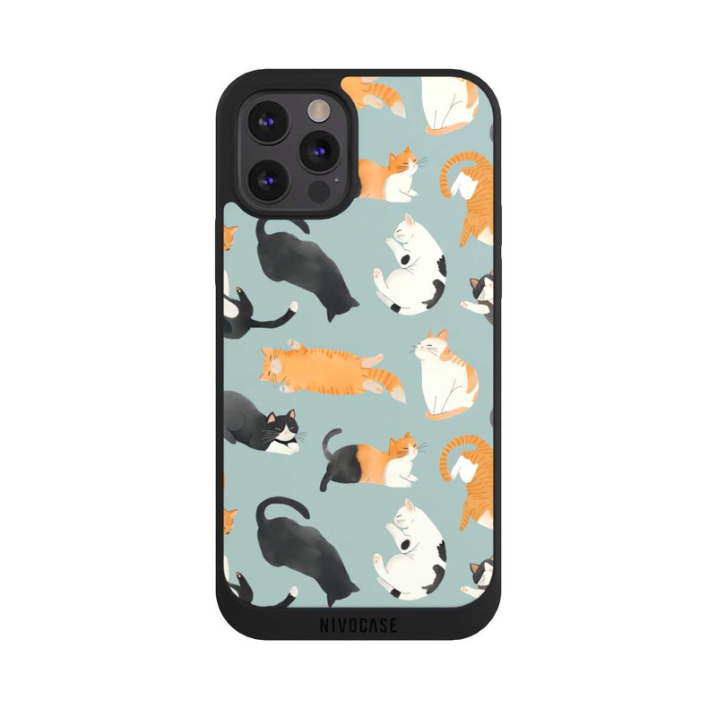 iPhone 12 Pro NIVOpure Cats Pattern