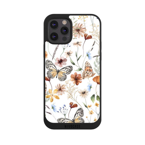 Apple iPhone 12 Pro NIVOpure Wildflowers and Butterflies Pattern