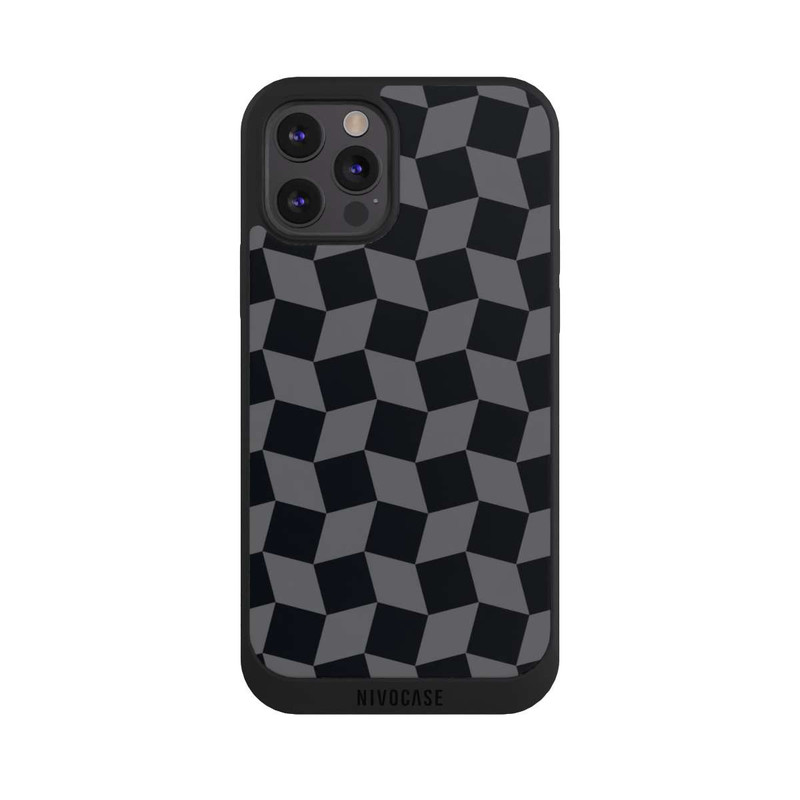 iPhone 12 Pro NIVOpure 3D Würfel-Muster Effektt
