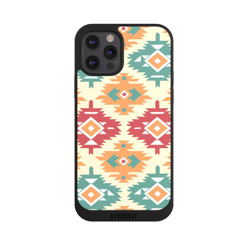 Apple iPhone 12 Pro NIVOpure Modern Tribal Boho Aztec Geometric Design 1