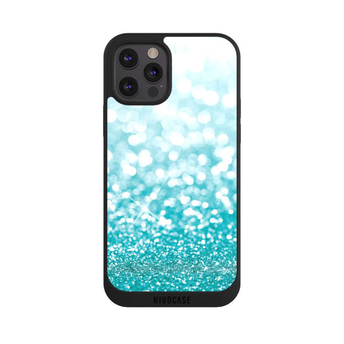 Apple iPhone 12 Pro Max NIVOpure Pluie de Paillettes Pétroles Look