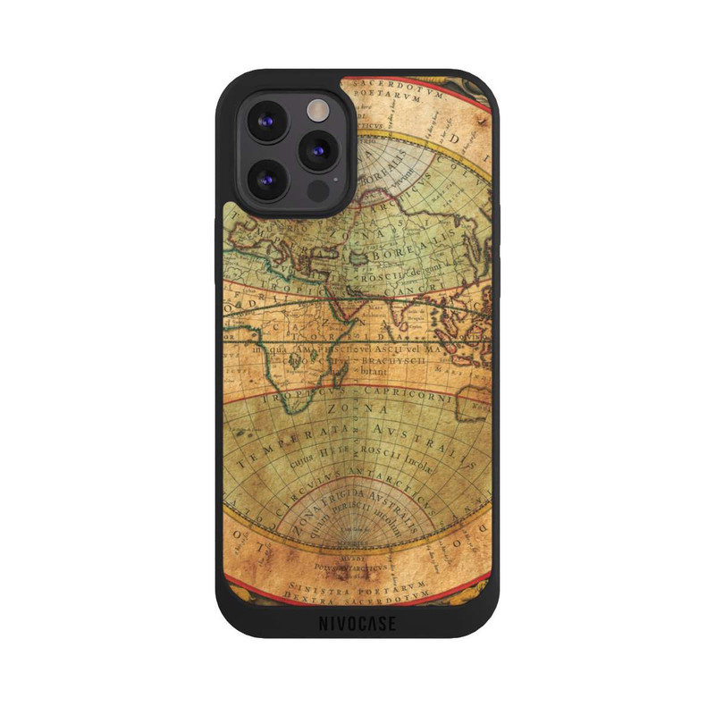 iPhone 12 Pro Max NIVOpure Carte du Monde Antique