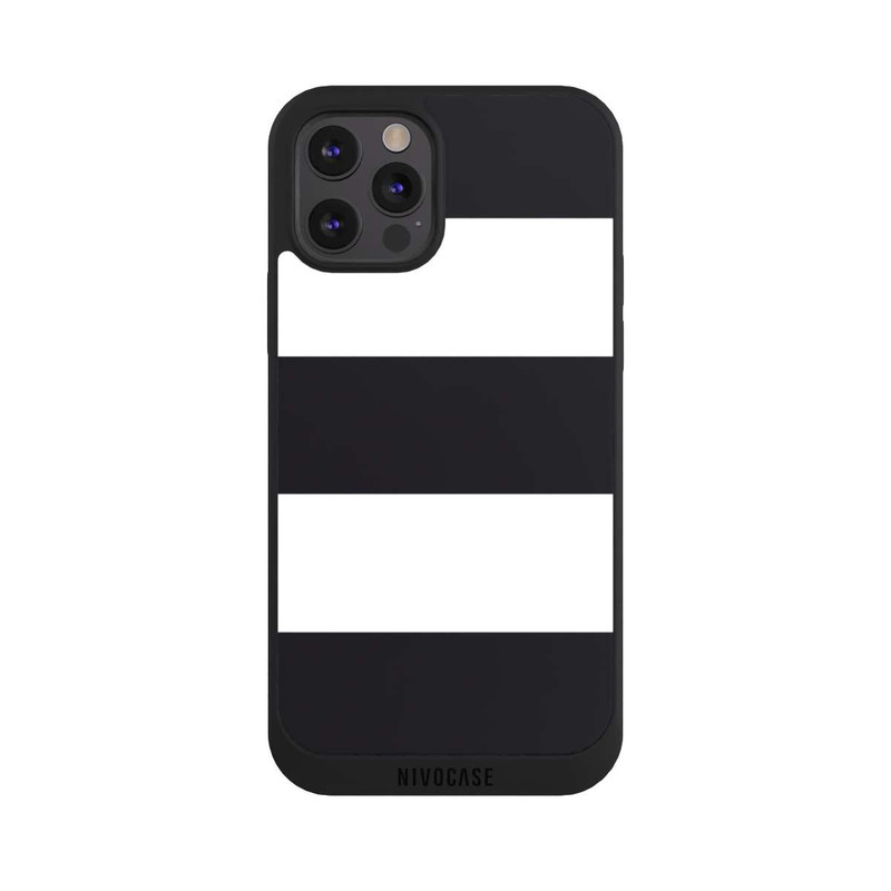 iPhone 12 Pro Max NIVOpure Rayures - Noir & Blanc