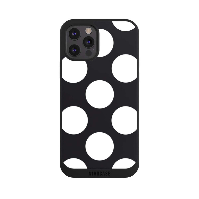 iPhone 12 Pro Max NIVOpure Gros points - Noir