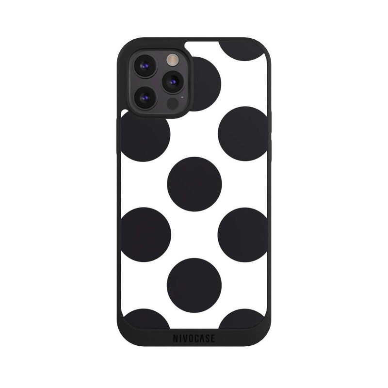 iPhone 12 Pro Max NIVOpure Gros points - Blanc