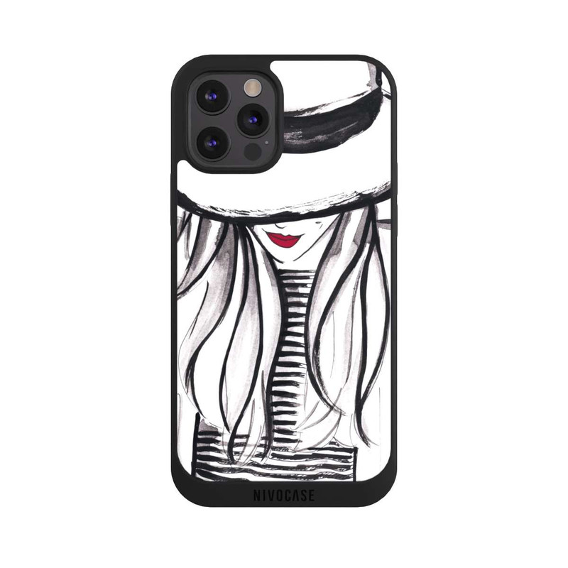 iPhone 12 Pro Max NIVOpure Fille avec Chapeau
