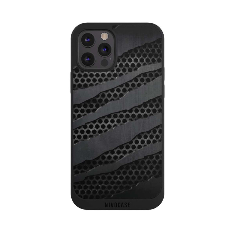 iPhone 12 Pro Max NIVOpure Grey Metal Scratches