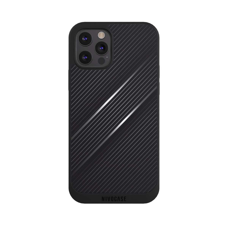 iPhone 12 Pro Max NIVOpure Fiber Carbon Lines