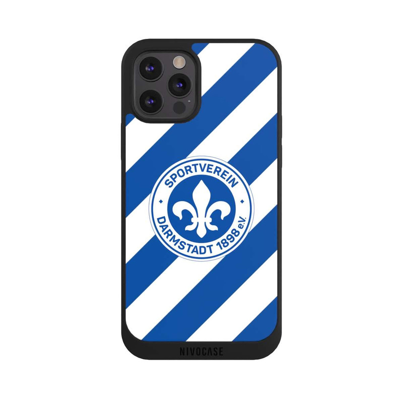 iPhone 12 Pro Max NIVOpure SV Darmstadt 98 - quergestreift