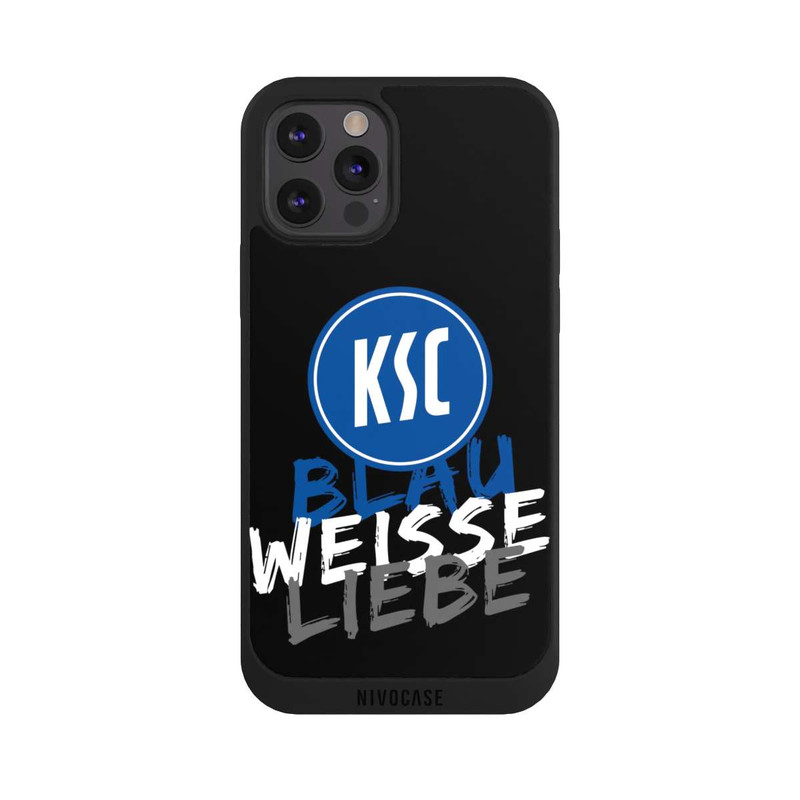 iPhone 12 Pro Max NIVOpure Blau Weisse Liebe - KSC