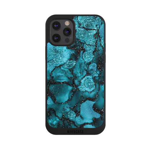 Apple iPhone 12 Pro Max NIVOpure Paillettes Bleues