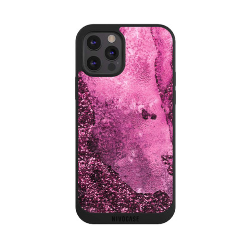 Apple iPhone 12 Pro Max NIVOpure Marbre Rose Scintillant 2