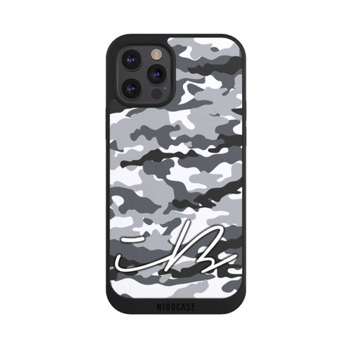 Apple iPhone 12 Pro Max NIVOpure Camo Grau iBlali