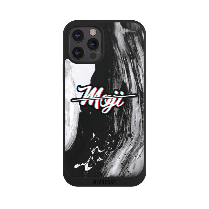 iPhone 12 Pro Max NIVOpure Moji-Glitch-Marmor