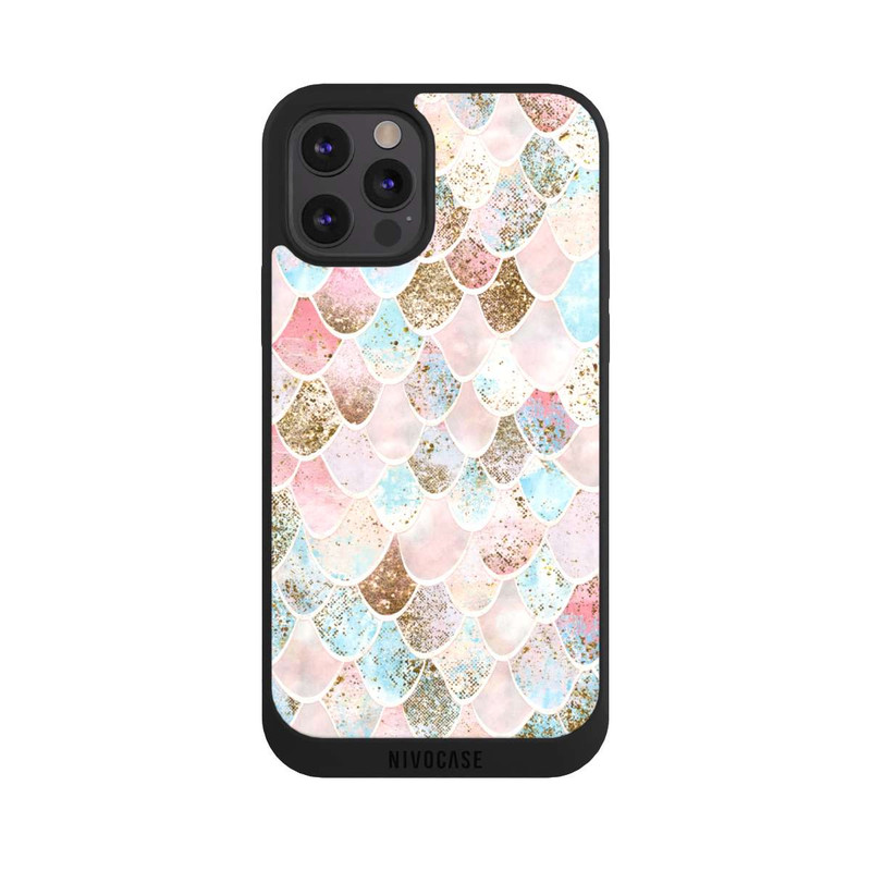 iPhone 12 Pro Max NIVOpure Glitzer Look Meerjungfrau Muster