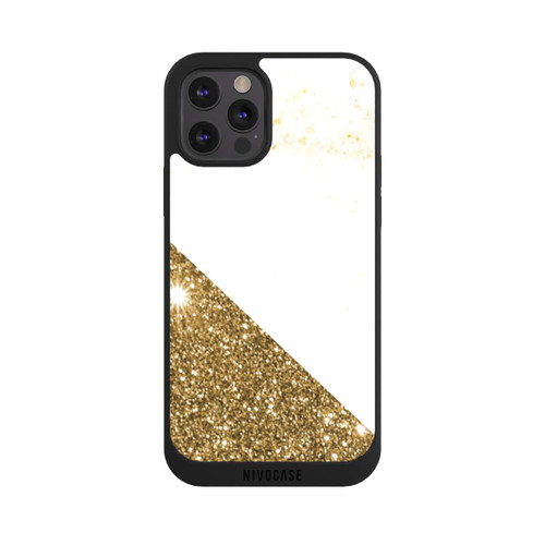 Apple iPhone 12 Pro Max NIVOpure Gold Look Marble Collage