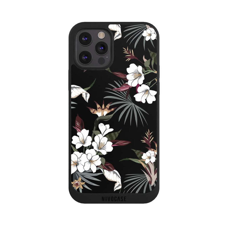 iPhone 12 Pro Max NIVOpure Flowers Black
