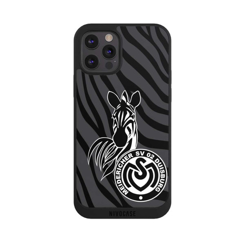 Apple iPhone 12 Pro Max NIVOpure Zebra Dunkel - MSV