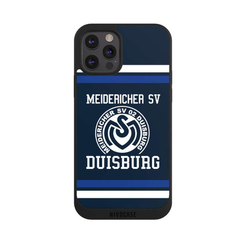 Apple iPhone 12 Pro Max NIVOpure MSV Streifen Blau