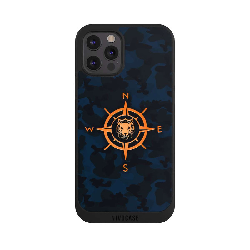 iPhone 12 Pro Max NIVOpure Kompass Camo Blau