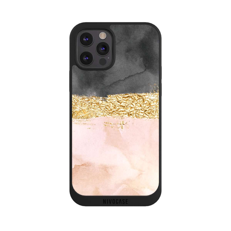 iPhone 12 Pro Max NIVOpure Goldener Linien Look